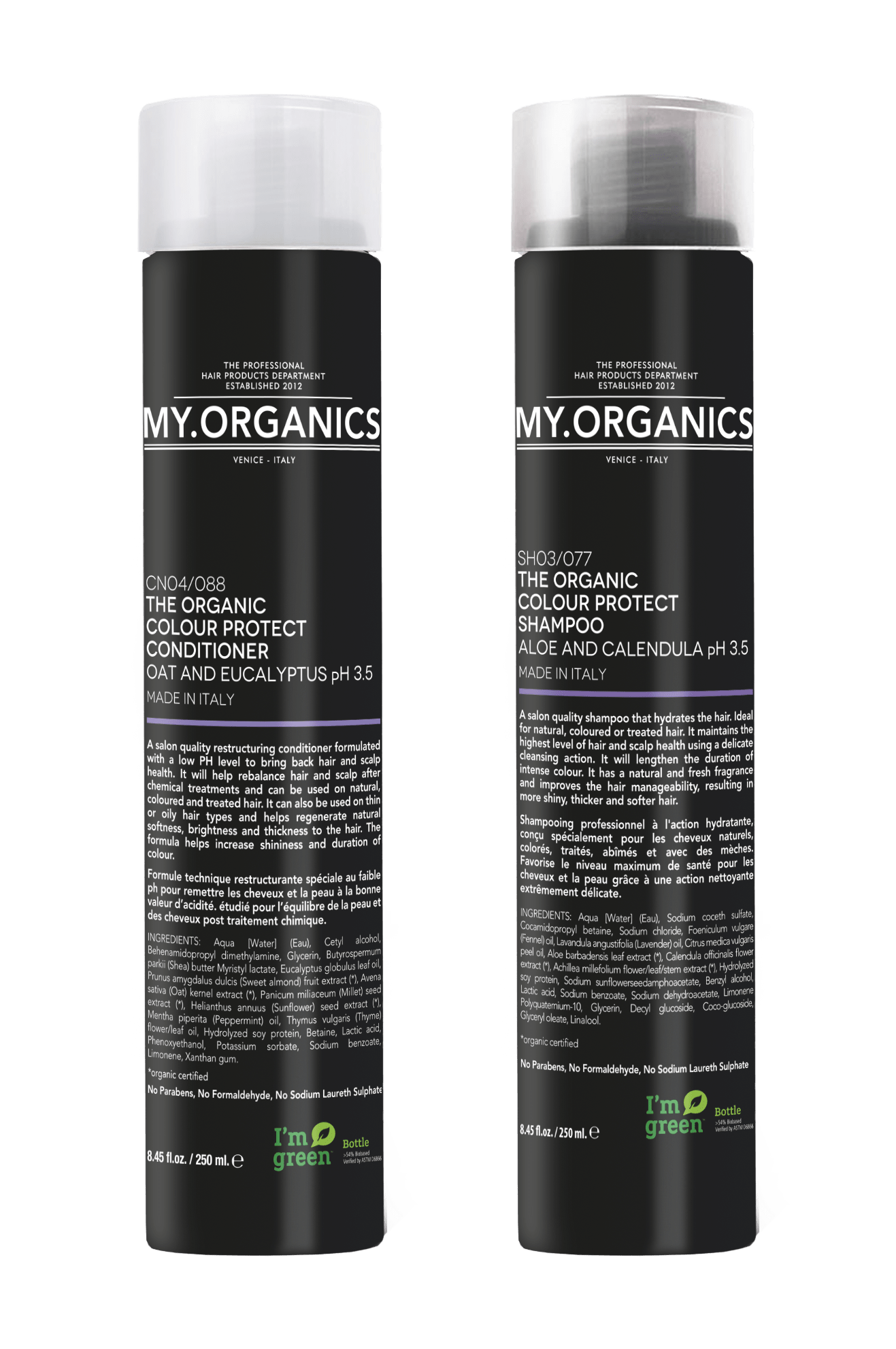 ЛИНИЯ ДЛЯ ОКРАШЕННЫХ ВОЛОС - COLOUR PROTECT LINE by My.Organics